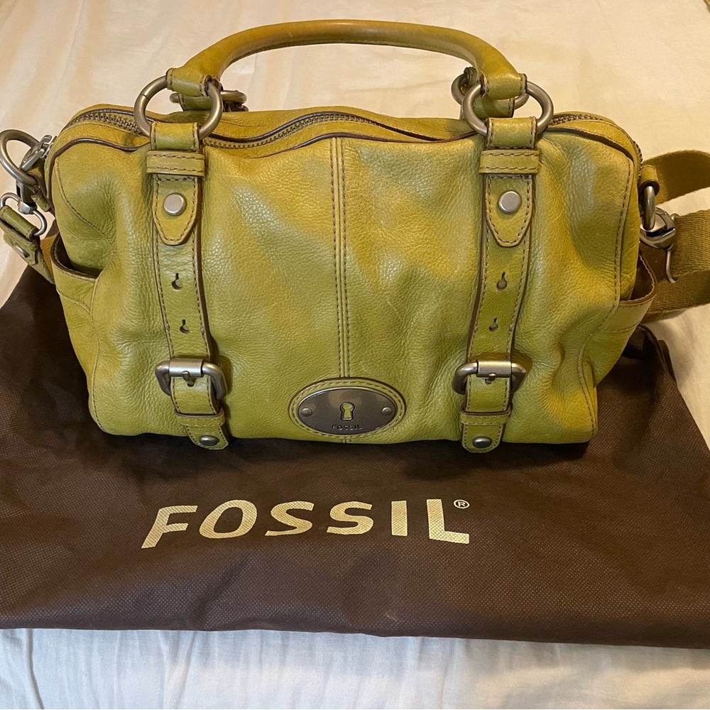 Fossil leather bag
